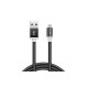 ADATA AMUCAL-100CMK-CBK ADAET028369 ADATA Cable MicroUSB Noir Longueur 100cm