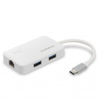 EDIUS028615 EU-4308 adaptateur USB-C vers 3 ports Gb Ethernet