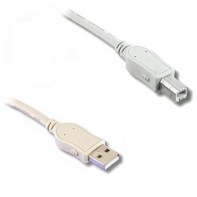 NONUS010510 Cordon USB2.0 A-B M/M 1,8m beige