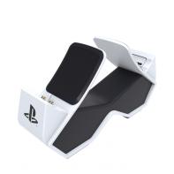 POAJE038879 POWERA PS5 DUAL CHARGER - STATION CHARGEMENT 2x MANETTES PS5 BLANC/NOIR