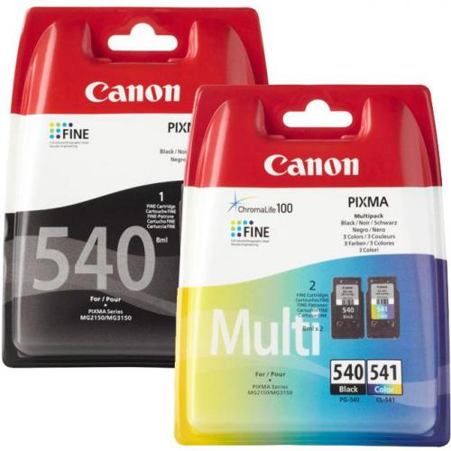 Multipack de cartouches d'encre Canon PG-540/CL-541 C/M/Y
