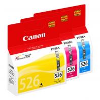 CANCO015472 Pack Encre CLI-526 3 Couleurs Cyan Magenta Yellow