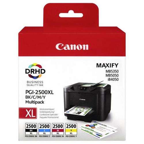 CANON 9254B004 CANCO023607 MutPack Encre PGI-2500XL Noire + 3 Couleurs CMY