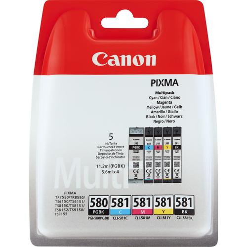 CANON 2078C005 CANCO029716 MultiPack PGI-580 + CLI-581 BK+CMY