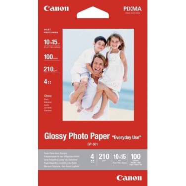 CANON 0775B003 /GP501 CANPA007499 GP-501 Papier photo glacé 10x15 100 feuilles 170g/m2