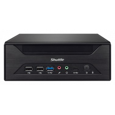 SHUTTLE XH610 SHUBB040208 Shuttle XH610 Slim-PC barebone facade ouverte / Intel S1700 / 2x LAN - 2x COM /