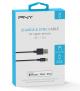 PNY C-UA-LN-K01-04 PNYCB040146 PNY CABLE USB / LIGHTNING 1.20M - NOIR - PLASTIQUE