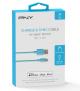 PNY C-UA-LN-B01-04 PNYCB040147 PNY CABLE USB / LIGHTNING 1.20M - BLEU - PLASTIQUE