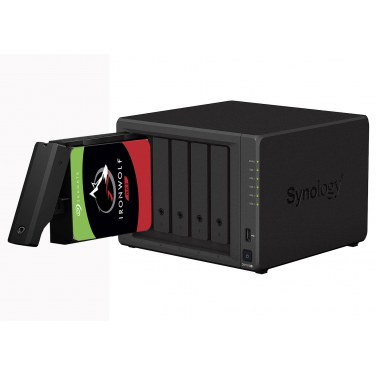 SYNOLOGY DS1522+/8G/3Y/30T-IW SYNBT039861 Synology DS1522+ 8G NAS 30To (5x 6To) IronWolf