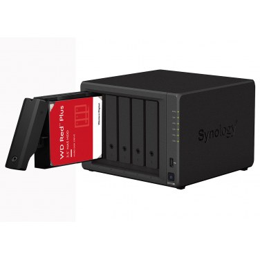 SYNOLOGY DS1522+/8G/3Y/10T-WDRED+ SYNBT039865 Synology DS1522+ 8Go NAS 10To (5x 2To) WD RED PLUS