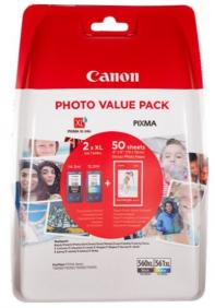 CANON 3712C004 CANCO040578 Pack PG-560XL + CL-561XL + Papier photo GP-501
