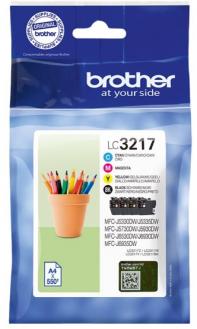 BROCO040256 Brother Encre LC-3217VAL BK, C, M, Y