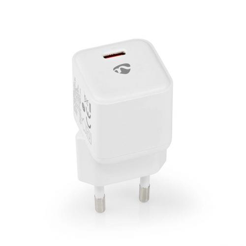 NEDIS WCMPD20W100WT NEDAL040768 Chargeur USB-C 20W blanc 5V 3A