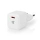 NEDIS WCMPD20W100WT NEDAL040768 Chargeur USB-C 20W blanc 5V 3A