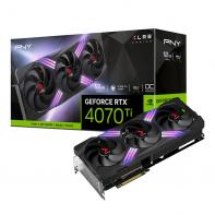 PNY VCG4070T12TFXXPB1-O PNYCV040896 PNY RTX 4070Ti 12Go OC XLR8 GAMING VERTO TF - 12Go GDDR6X - 2670MHz - RGB