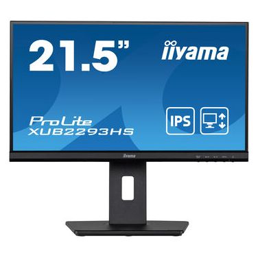 IIYAMA XUB2293HS-B5 IIYEC040901 21.5p IPS FHD 3ms 250cd/m² HDMI/DP 2x1W Règlable Noir