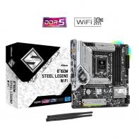 ASRCM040965 ASROCK B760M STEEL LEGEND WIFI - MATX - LGA 1700 - 4x DDR5 - HDMI - DP - eDP - 3