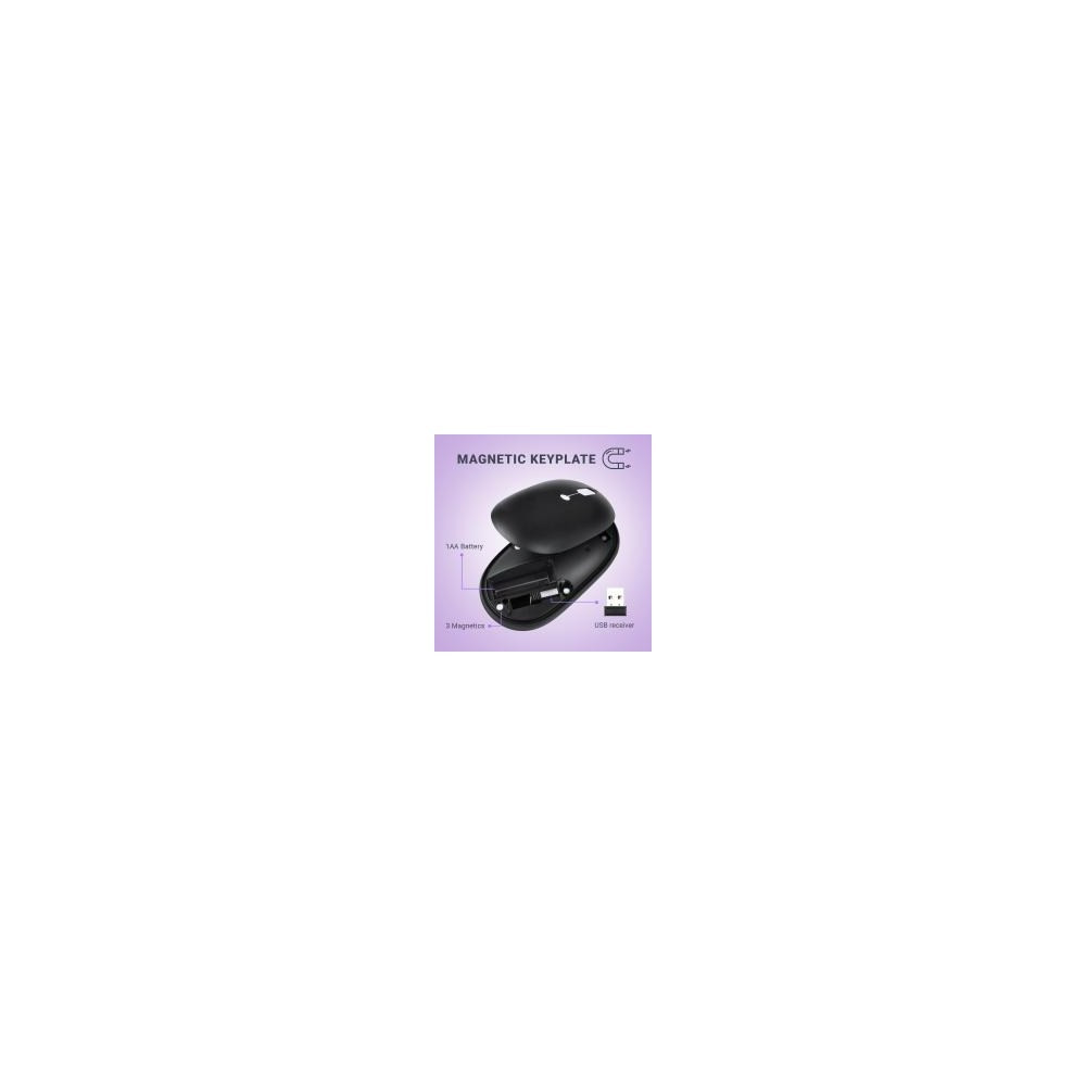 PERSO038034 PERIMICE-610 B Black sf opt USB 2.4G (livré sans pile AA)