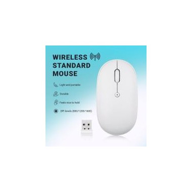 PERSO038035 PERIMICE-610 W White sf opt USB 2.4G (livré sans pile AA)