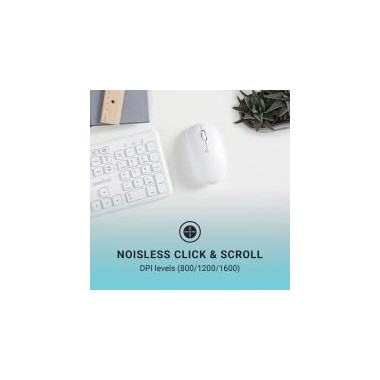 PERSO038035 PERIMICE-610 W White sf opt USB 2.4G (livré sans pile AA)
