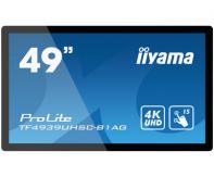 IIYEC041080 49p Tactile 4K IPS 8ms 500cd/m² 1xVGA-2xHDMI-DP RJ45 2x8W Noir