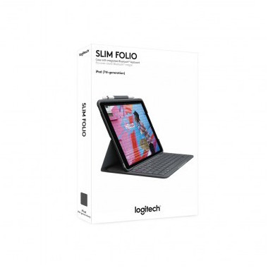 LOGCL037795 Logitech Housse/Clavier Slim Folio - pour 25.9 cm 10.2p  APPLE Ipad 7e Gen