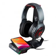 MSIMI035739 MSI IMMERSE HS01 COMBO - SUPPORT CASQUE GAMER + CHARGEUR INDUCTION