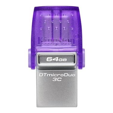 KNGDF040395 DataTraveler microDuo 3C - 64 Go - USB Type-A/Type-C