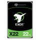 ST22000NM001E - EXOS X22 - 3.5p - 22To - 256Mo cache - 7200T/min - Sata 6Gb/s - Garantie 60 mois