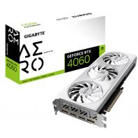 GIGABYTE RTX 4060 AERO OC 8G - 8Go GDDR6 - 2550MHz - 2x HDMI - 2x DP - BLANC