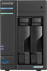 ASTBT041411 AS6702T NAS 2 baies 2.0/2.9 GHz QC 4Go - 2 LAN 2.5GbE - USB3.2 - 4 slots M.2 NVM