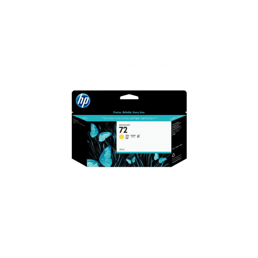 HP 72 cartouche d'encre DesignJet jaune, 130 ml HP 72 cartouche d'encre DesignJet jaune, 130 ml