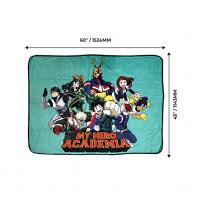 JUSGO043364 JUST FUNKY - COUVERTURE ENFANT MY HERO ACADEMIA - 114 x 152 CM