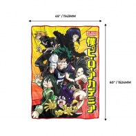 JUSGO043365 JUST FUNKY - COUVERTURE ENFANT MY HERO ACADEMIA - 114 x 152 CM
