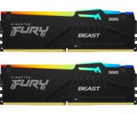 KNGMM042954 KINGSTON FURY BEAST DDR5-5200 - 2x 16Go (32Go) - RGB - NOIR