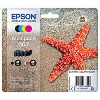 EPSCO039727 Epson série 603 Multipack Noir + 3 couleurs