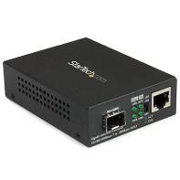 STASW042399 Convertisseur de média Gigabit Ethernet fibre optique avec slot SFP ouvert.