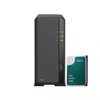 SYN00042847 Bundle NAS Synology DS124 1Go avec 1 disque Synology 4To HAT3300, non assemblé