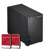 AST00042978 BUNDLE NAS Asustor AS1102T 1Go avec 2 disques de 4To WD Red plus