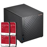 AST00043001 BUNDLE NAS Asustor AS1104T 1Go avec 4 disques de 2To WD Red plus