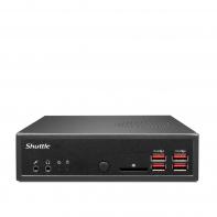 SHUBB041339 Shuttle DH32U Slim-PC barebone / Pentium Gold 7505 / 4x HDMI - 2x LAN - RS232 / 