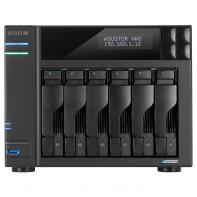 ASTBT041868 Asustor AS6706T 8Go NAS 96To (6x 16To) WD RED PRO, Assemblé et testé