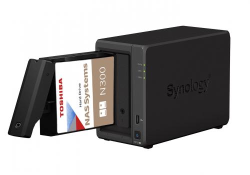 SYNOLOGY DS723+/2G/3Y/24T-TOSHIBAN300/ASS-Synology DS723+ 2Go NAS