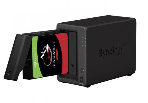 SYNOLOGY DS723+/6G/3Y/8T-IW/ASSEMBLE-Synology DS723+ 6Go NAS 8To (2x 4To) Seagate  IronWolf, Assemblé et testé avec SE