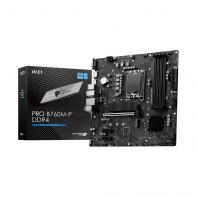 MSI PRO B760M-P - MATX - INTEL LGA 1700 - 4x DDR5 - HDMI - DP - VGA - 2x M.2