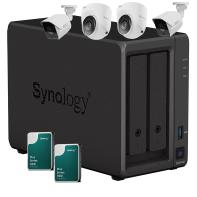 SYN00043244 Bundle NVR Synology DVA1622 + 2x HAT3300-8T + 2x BC500 + 2x TC500