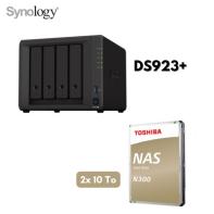 LOT00009416 Lot NAS Bundle DS923+ et 2x 10To Toshiba (40264 + 2x 39164)