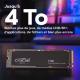Crucial T705 PCIe Gen5 NVMe M.2 SSD