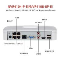 DAHCA045387 DHI-NVR4104-P-EI NVR S4 1HDD 4Canaux/4POE HDMI VGA