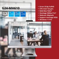 ECSSY045457 PC Tout-en-un 24p i5-12400 8Go 1To Windows 11 Pro